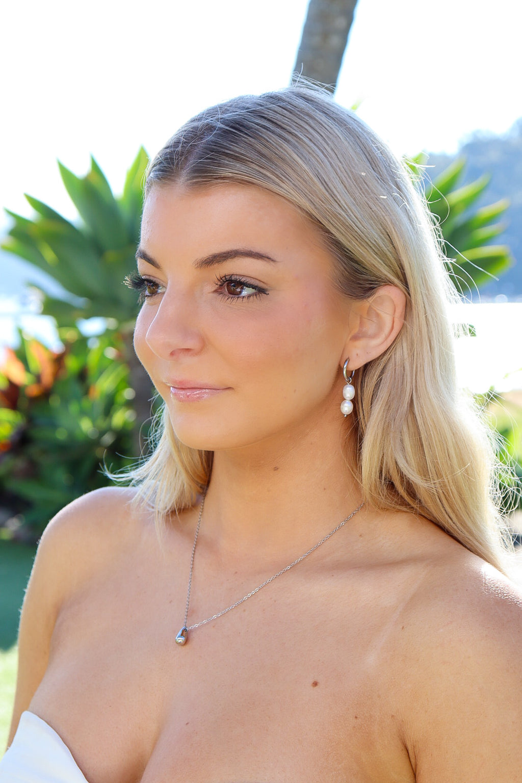 Rain Necklace - Silver